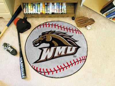 Western Michigan University Baseball Rug