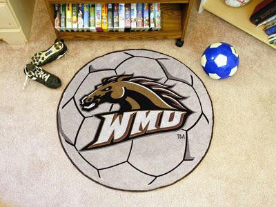 Western Michigan University Soccer Ball Rug