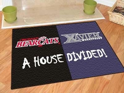 Xavier-Cincinnati All-Star House Divided Rug