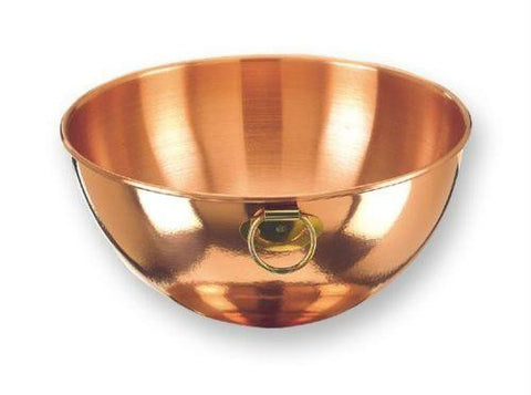 10.5 Solid Copper Beating Bowl 4.5 Qt