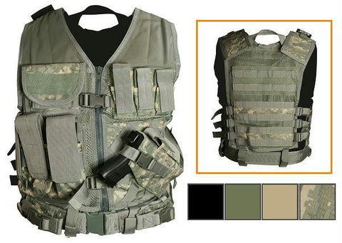 NcStar Tactical Vest Digital Camo ACU Large