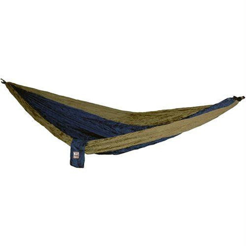 Hammaka Parachute Silk Hammock Blue-Brown