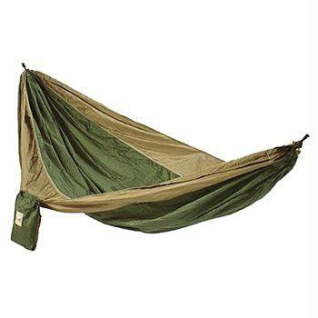 Hammaka Parachute Silk Hammock Army Green-Brown