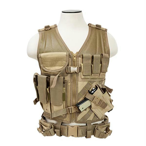 NcStar Tactical Vest Tan Large