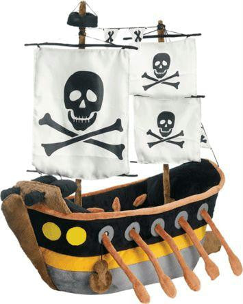 JooJoo Plush 16 Inch Pirate Ship