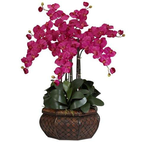 Beauty Large Phalaenopsis Silk Flower Arrangement