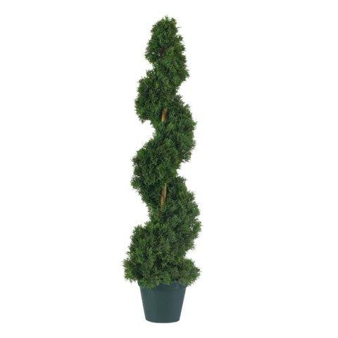 3 Ft Cedar Spiral Silk Tree (In-door-Out-door)