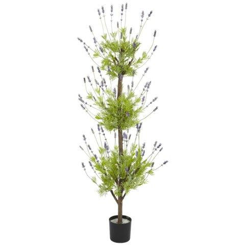 4 Ft Lavender Topiary Silk Tree