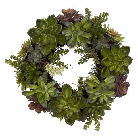 20 Inch Succulent Wreath