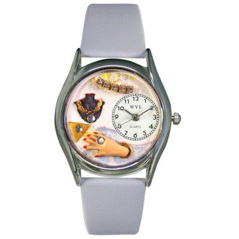 Whimsical Womens Jewelry Lover Blue Baby Blue Leather Watch