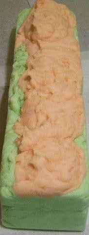 Handmade 4 lb Soap Loaf Caribbean Cantaloupe