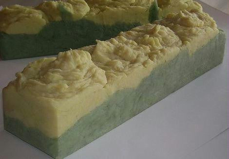 Handmade 4 lb Soap Loaf Honey Dew Melon