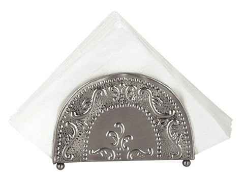 8 x 2 x 5e Antique Embossed Victoria Napkin Holder