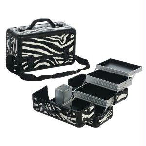 Single-Cup Zebra Train Make Up Case