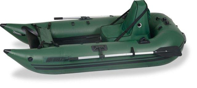 Sea Eagle 285 Deluxe Green Inflatable 9ft Pontoon Boat