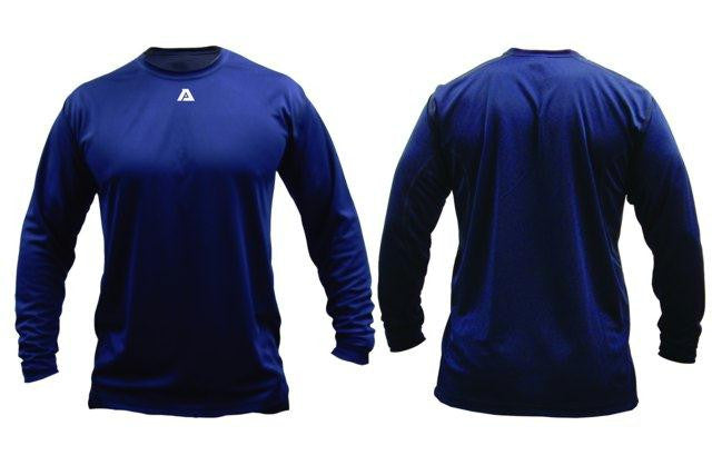 Akadema Compression Wear Long Sleeve Shirt Navy Medium