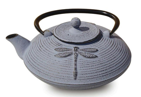 Lavender Cast Iron Placidity Teapot 26 Oz