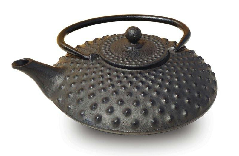 Matte Black Cast Iron Amity Teapot 26 Oz