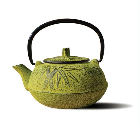 Moss Green Cast Iron Osaka Teapot 20 Oz