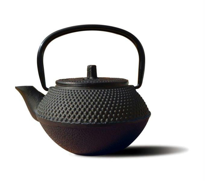 Matte Black Cast Iron Tokyo Teapot 11 Oz