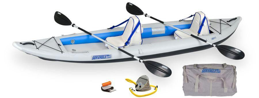 Sea Eagle 385ft 12ft Fast Track 2-Person Inflatable Kayak Deluxe