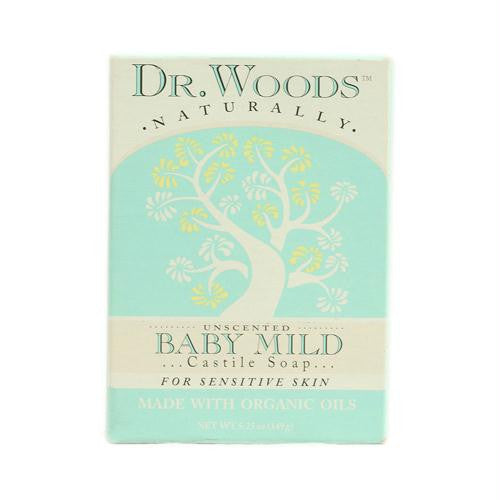 Dr. Woods Bar Soap Baby Mild Unscented - 5.25 oz