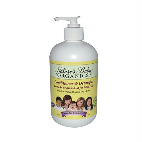 Natures Baby Organics Conditioner and Detangler Lavender Chamomile - 16 fl oz