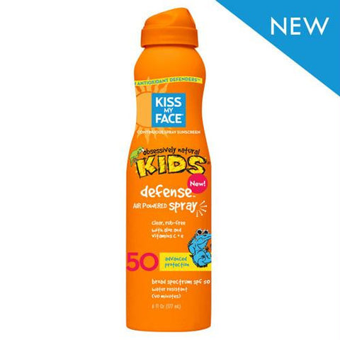 Kiss My Face Kids Defense Spray - Any Angle Air Power SPF 50 - 6 oz