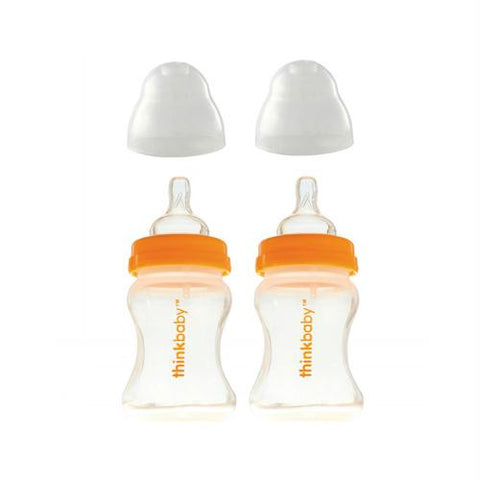 Thinkbaby Stage A Baby Bottle (0-6 Months) - Twin Pack - 5 oz