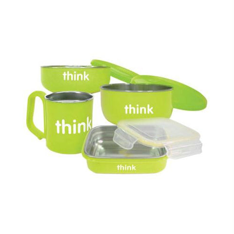 Thinkbaby Feeding Set - BPA Free - Green