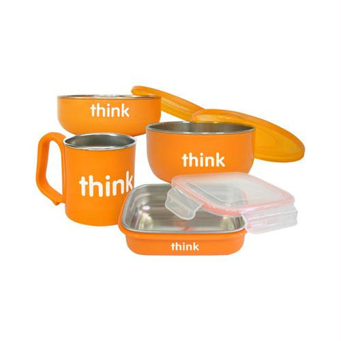 Thinkbaby Feeding Set - BPA Free - Orange