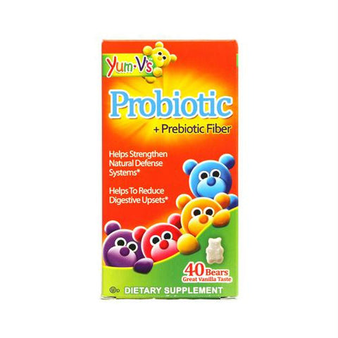 Yum Vs Probiotic Plus Prebiotic Fiber Vanilla - 40 Bears