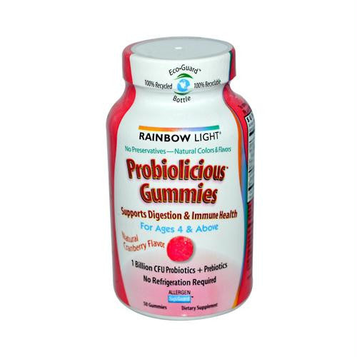 Rainbow Light Probiolicious Gummies Natural Cranberry - 50 Gummies