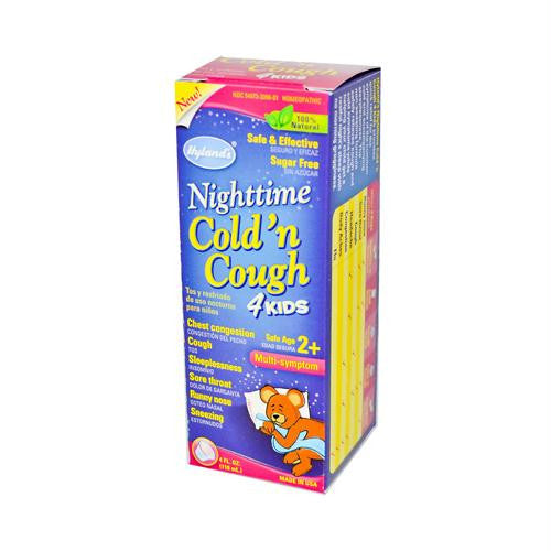 Hylands Night Time Cold N Cough 4 Kids - 4 fl oz