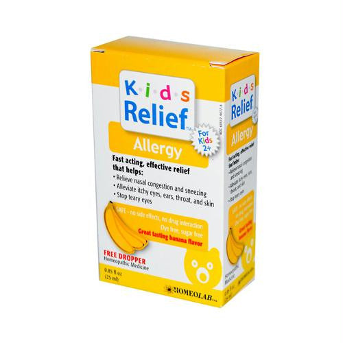 Homeolab USA Kids Relief Allergy Banana - 0.85 fl oz