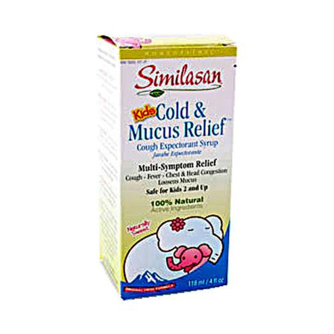 Similasan Kids Cold And Mucus Relief Cough Expectorant Syrup - 4 fl oz