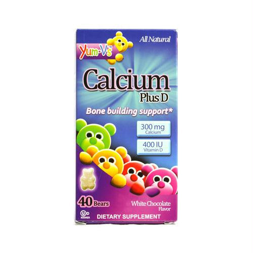 Yum Vs Calcium Plus D White Chocolate - 40 Bears