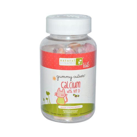 Natural Dynamix Calcium with Vit D for Kids - 60 Gummies