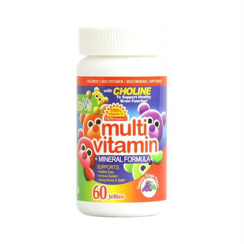 Yum Vs Multi Vitamin plus Mineral Formula Jellies Yummy Grape - 60 Chewables