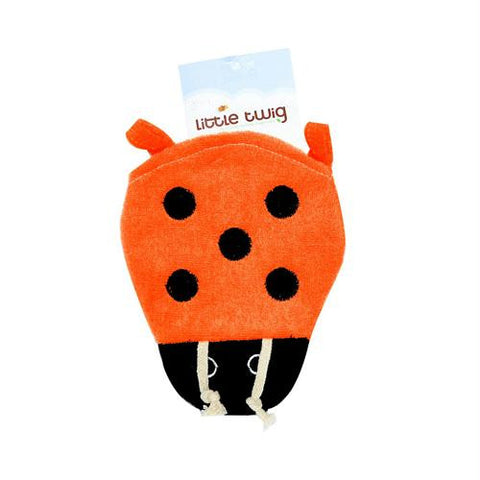 Little Twig Lady Bug Bath Mitt - 1 Sponge