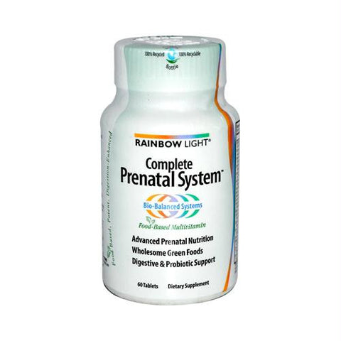 Rainbow Light Complete Prenatal System Food-Based Multivitamin - 60 Tablets