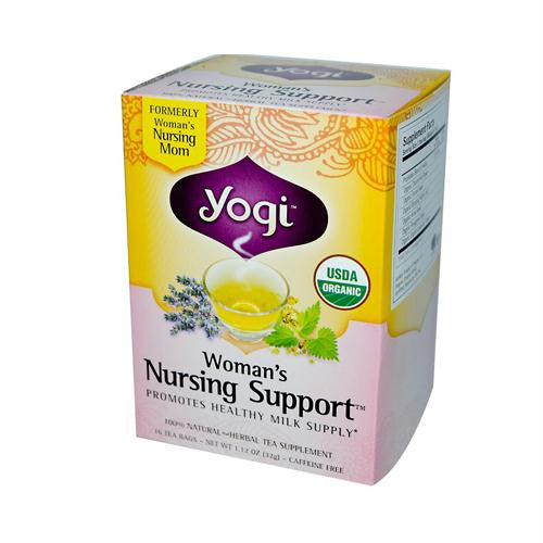 Yogi Organic Womans Nursing Support - 16 Tea Bags - Case of 6