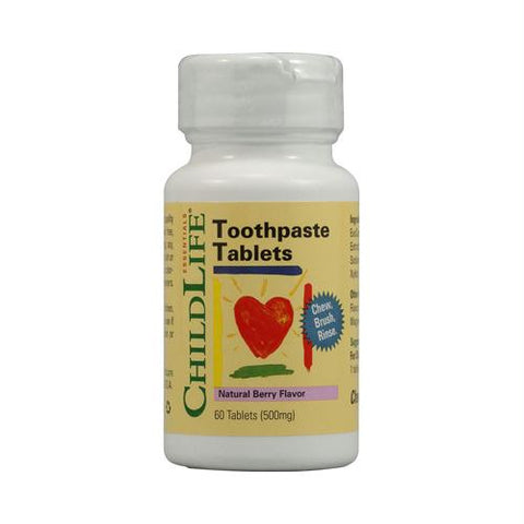 Childlife Toothpaste Tablet Natural Berry - 60 Tablets