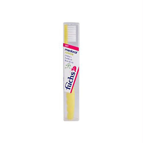 Fuchs Childrens Soft Medoral Junior Nylon Bristle Toothbrush - 1 Toothbrush - Case of 10