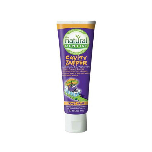 Natural Dentist Kids Cavity Zapper Toothpaste Buster Groovy Grape - 5 oz