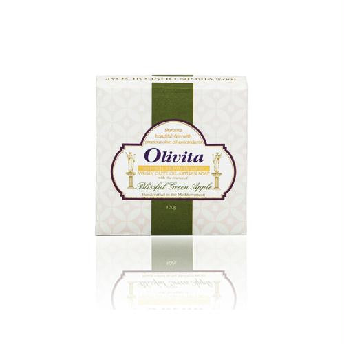 Olivita Bar Soap Olive Oil - Green Apple Essence - 100 Grams