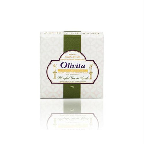 Olivita Bar Soap Olive Oil - Green Apple Essence - 100 Grams