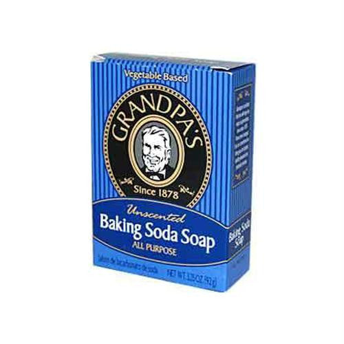 Grandpas Baking Soda Bar Soap Unscented - 3.25 oz