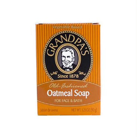 Grandpas Oatmeal Bar Soap for Face and Bath - 3.25 oz