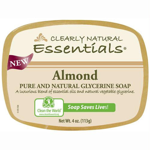 Clearly Natural Glycerin Bar Soap - Almond - 4 oz